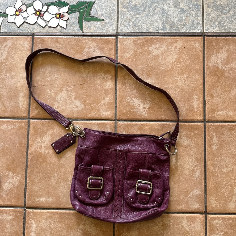 Tignanello leather shoulder bag